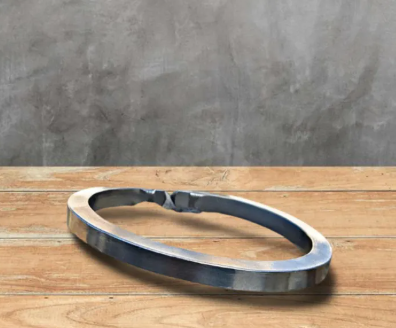 💪 Silver Stainless Steel Heavy Kara for Men